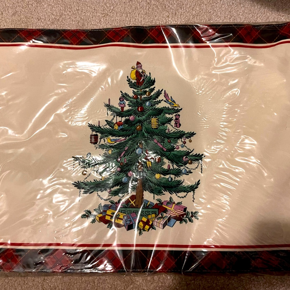 NWT Spode tartan placemats